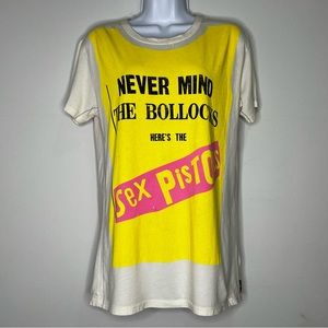Sex Pistols Never Mind The Bollocks T-shirt / Cotton & Polyester Slub fabric